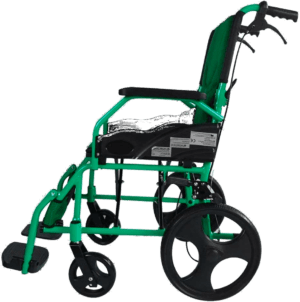 silla de ruedas no autopropulsable plegable