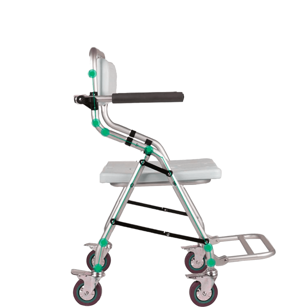 silla de ruedas plegable spa